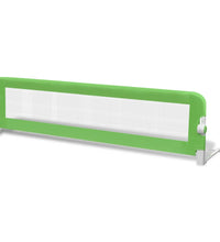 Kleinkind-Bettschutzgitter 2 Stk. Grün 150x42 cm