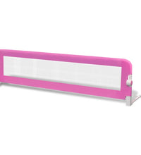 Kleinkind Bettschutzgitter 2 Stück Rosa 150 x 42 cm