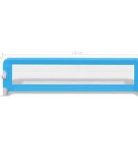 Kleinkind Bettschutzgitter 2 Stück Blau 150 x 42 cm