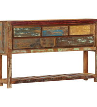 Sideboard 120x30x75 cm Altholz Massiv