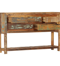 Sideboard 120x30x75 cm Altholz Massiv