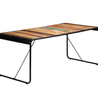 Esstisch 180x90x76 cm Altholz Massiv