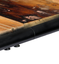 Esstisch 118x60x76 cm Altholz Massiv