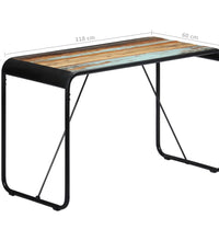 Esstisch 118x60x76 cm Altholz Massiv