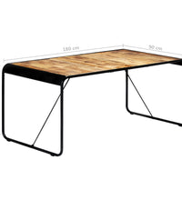 Esstisch 180x90x76 cm Raues Mangoholz