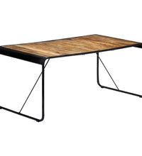Esstisch 180x90x76 cm Raues Mangoholz