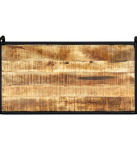 Esstisch 118×60×76 cm Raues Massivholz Mango