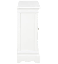 Sideboard Weiß 70x28x70 cm Massivholz Kiefer