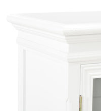 Sideboard Weiß 70x28x70 cm Massivholz Kiefer