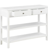 Sideboard Weiß 110x35x80 cm MDF