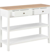 Sideboard Weiß 110×35×80 cm MDF