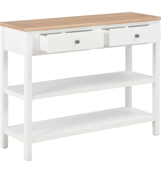 Sideboard Weiß 110×35×80 cm MDF