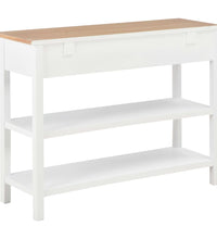 Sideboard Weiß 110×35×80 cm MDF