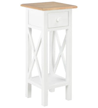Beistelltisch Weiß 27 x 27 x 65,5 cm Holz