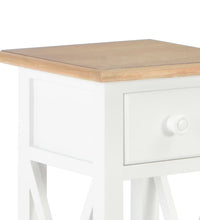 Beistelltisch Weiß 27 x 27 x 65,5 cm Holz