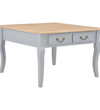 Couchtisch Grau 80 x 80 x 50 cm Holz