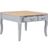 Couchtisch Grau 80 x 80 x 50 cm Holz