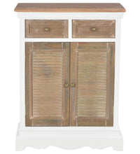 Sideboard Weiß 60x30x80 cm Massivholz