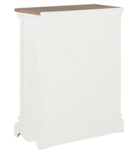 Sideboard Weiß 60x30x80 cm Massivholz