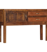 Sideboard 118x30x75 cm Massivholz Mango