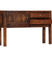 Sideboard 118x30x75 cm Massivholz Mango