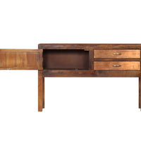 Sideboard 118x30x75 cm Massivholz Mango