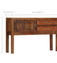 Sideboard 118x30x75 cm Massivholz Mango