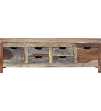 Couchtisch Grau 100x50x30 cm Massivholz