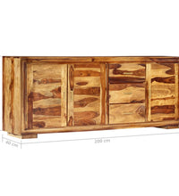 Sideboard 200 x 40 x 80 cm Massivholz