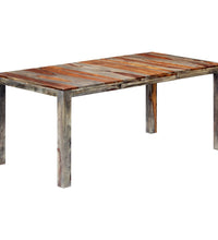 Esstisch Grau 180x90x76 cm Massivholz