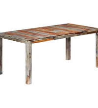 Esstisch Grau 180x90x76 cm Massivholz
