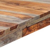 Esstisch Grau 180x90x76 cm Massivholz