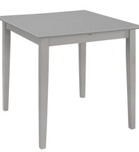 Ausziehbarer Esstisch Grau (80-120)x80x74 cm MDF