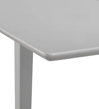 Ausziehbarer Esstisch Grau (80-120)x80x74 cm MDF