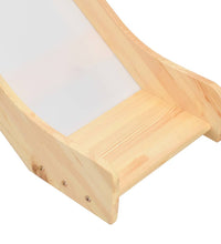 Kinderhochbett-Rahmen mit Rutsche &amp; Leiter Kiefernholz 97x208cm