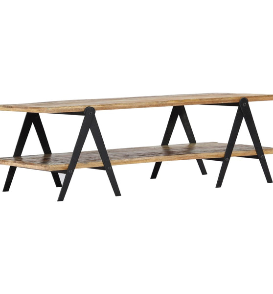 Couchtisch 115x60x40 cm Altholz Massiv