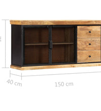 Sideboard 150 x 40 x 75 cm Massivholz Mango