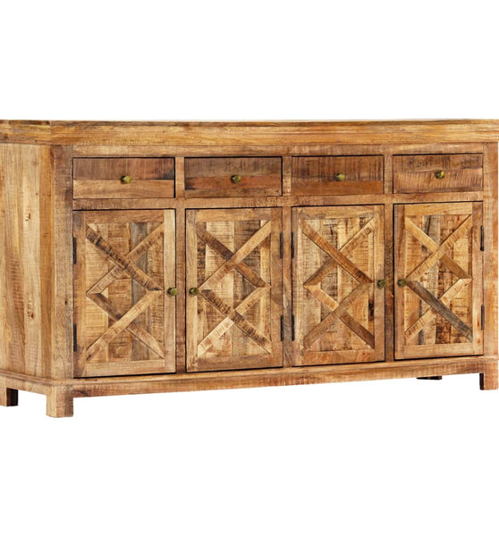 Sideboard mit 4 Schubladen 160x40x85 cm Massivholz Mango