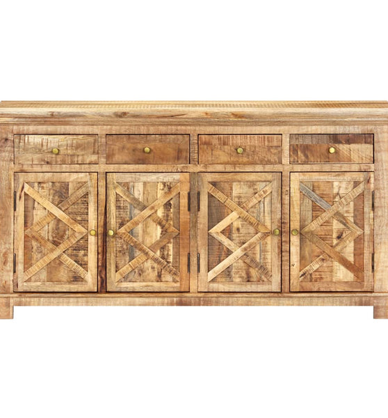 Sideboard mit 4 Schubladen 160x40x85 cm Massivholz Mango