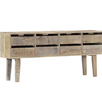 Sideboard 140×30×60 cm Massivholz Mango