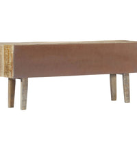 Sideboard 140×30×60 cm Massivholz Mango