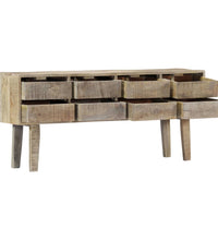 Sideboard 140×30×60 cm Massivholz Mango