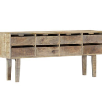 Sideboard 140×30×60 cm Massivholz Mango