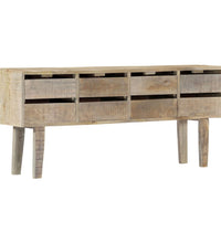 Sideboard 140×30×60 cm Massivholz Mango