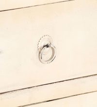 Sideboard Weiß 160x40x80 cm Massivholz Mango