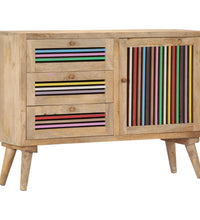 Sideboard 100x30x75 cm Massivholz Mango