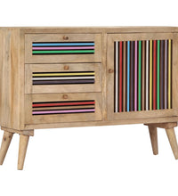 Sideboard 100x30x75 cm Massivholz Mango