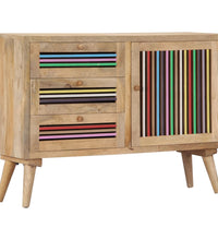 Sideboard 100x30x75 cm Massivholz Mango