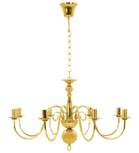 Kronleuchter Golden für 8 x E14 Glühbirnen