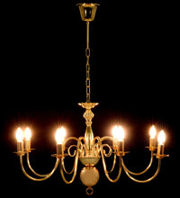 Kronleuchter Golden für 8 x E14 Glühbirnen